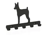 Key holder (miniature pinscher)-1