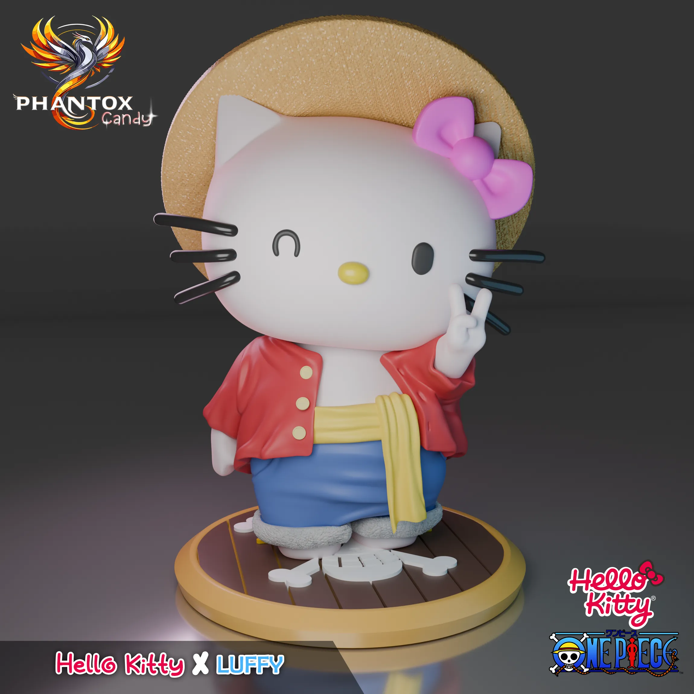 Hello Kitty x One Piece Pack 1 | 3D models download | Creality Cloud
