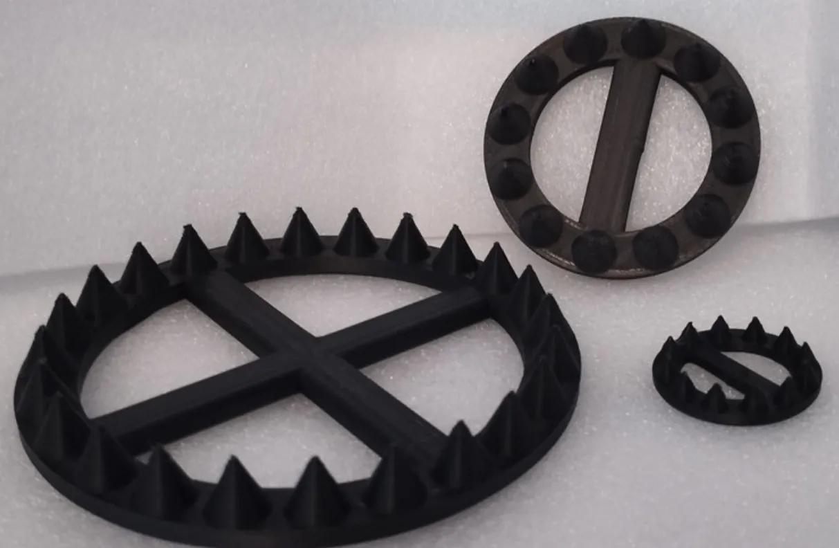 Shibari spikes rings