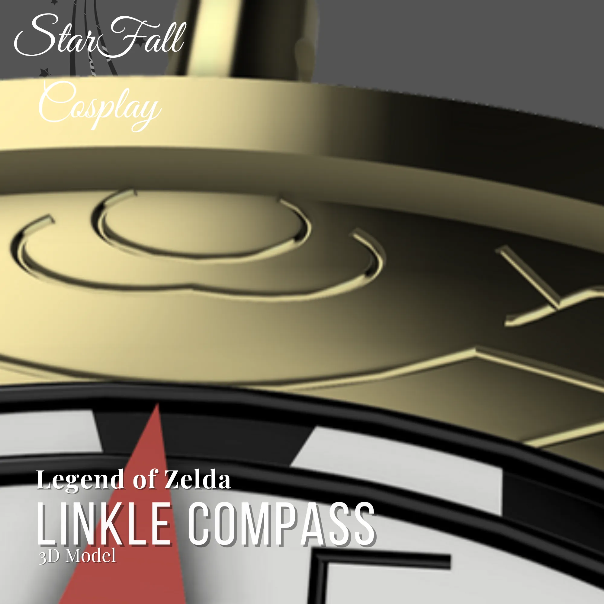 Linkle Compass 3D Model