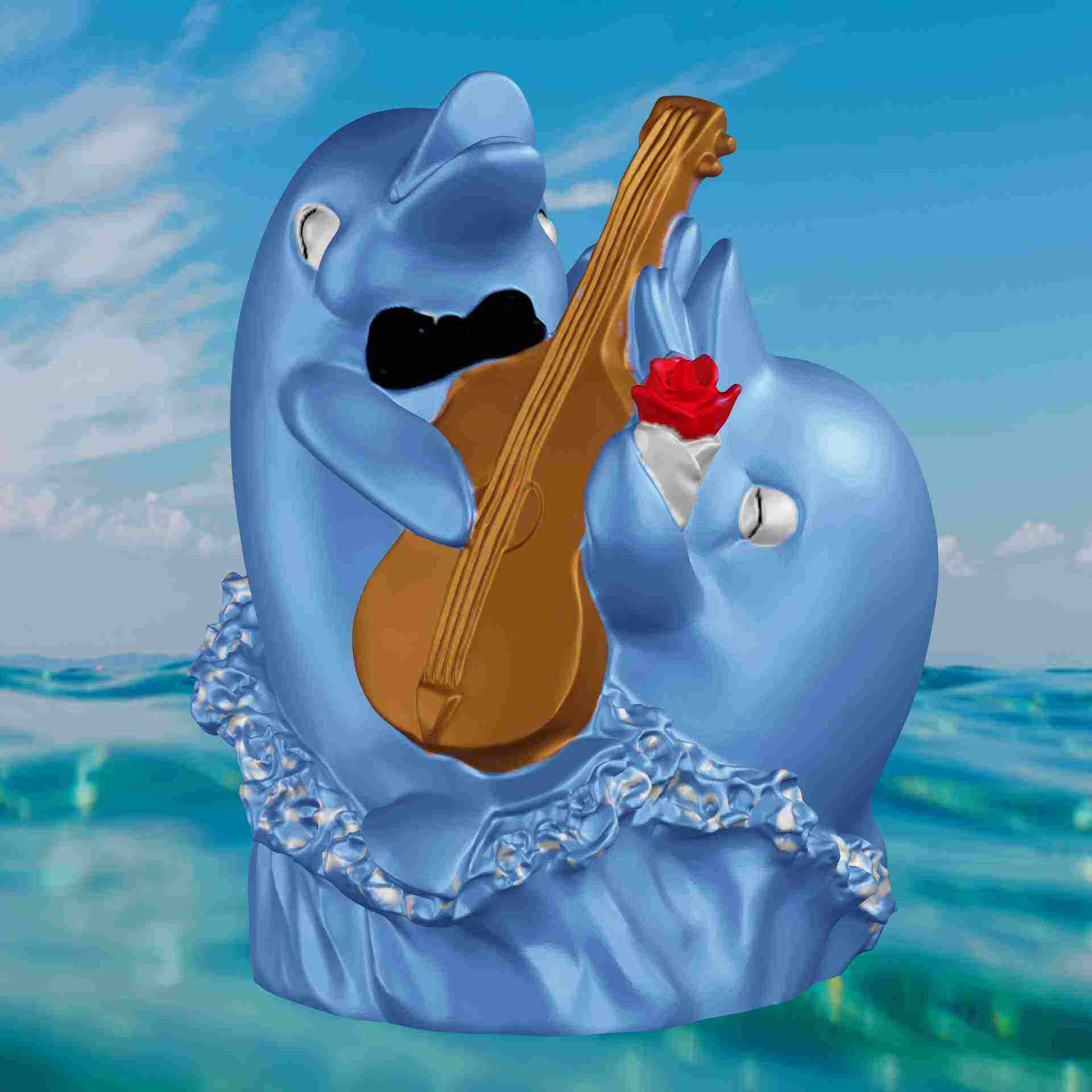 Dolphin guitar valentine | 3D models download | Creality Cloud