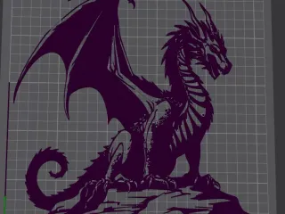 Mountain Dragon Wallart