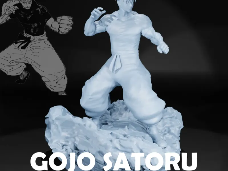 GOJO SATORU - JUJUTSU KAISEN - IMPRESIÓN 3D