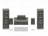 1/24 Systeme cinéma maison / Home theater system-6