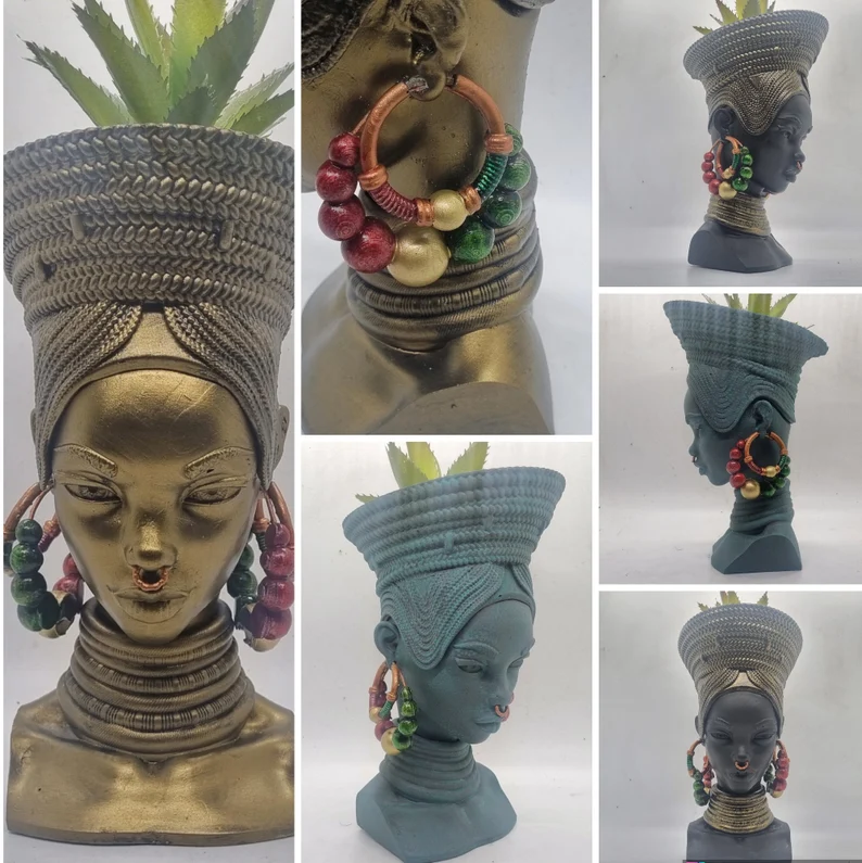 VASO DE FLORES RAINHA DE ÁFRICA