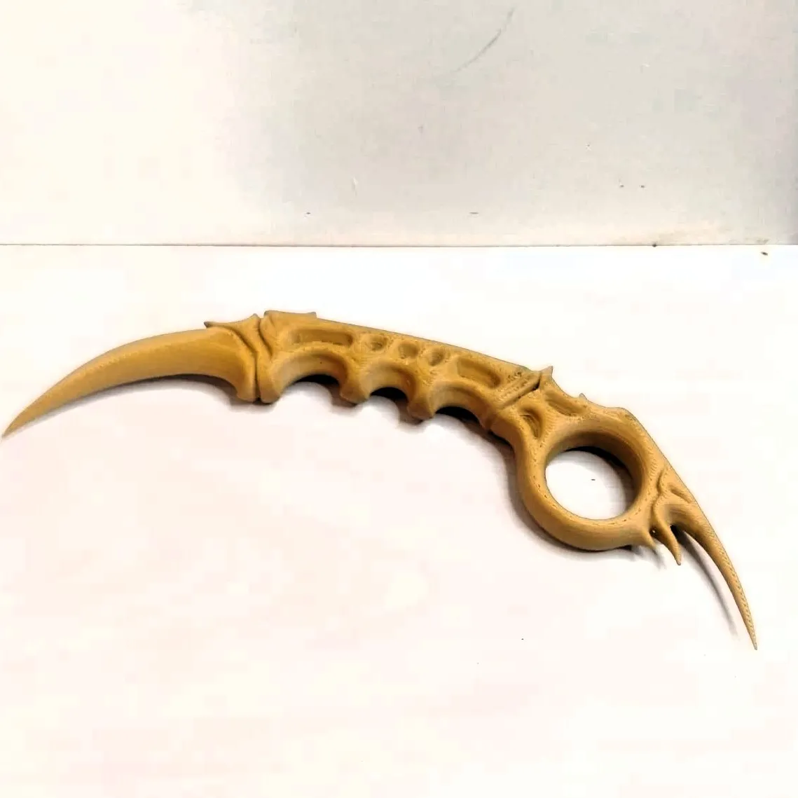 Daga Ritual Colmillo de Hueso STL/3MF – Cuchillo Fantasía-2