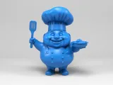 Cartoon chef doll-2