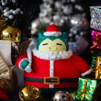 Santa Snorlax Christmas Ornament - Reupload-1