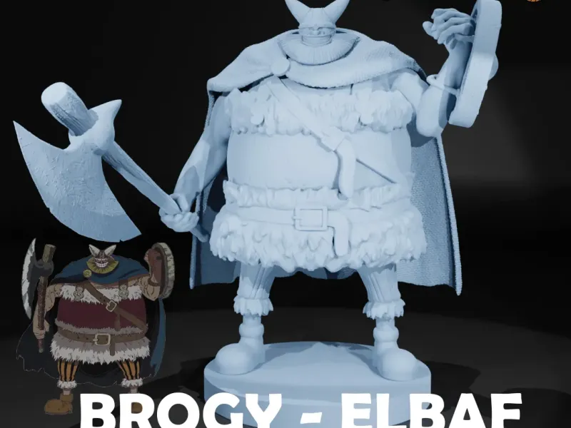 BROGY - ELBAF - UNA PIEZA - Impresión 3D