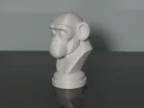 Zen monkey Bust Sculpture-3