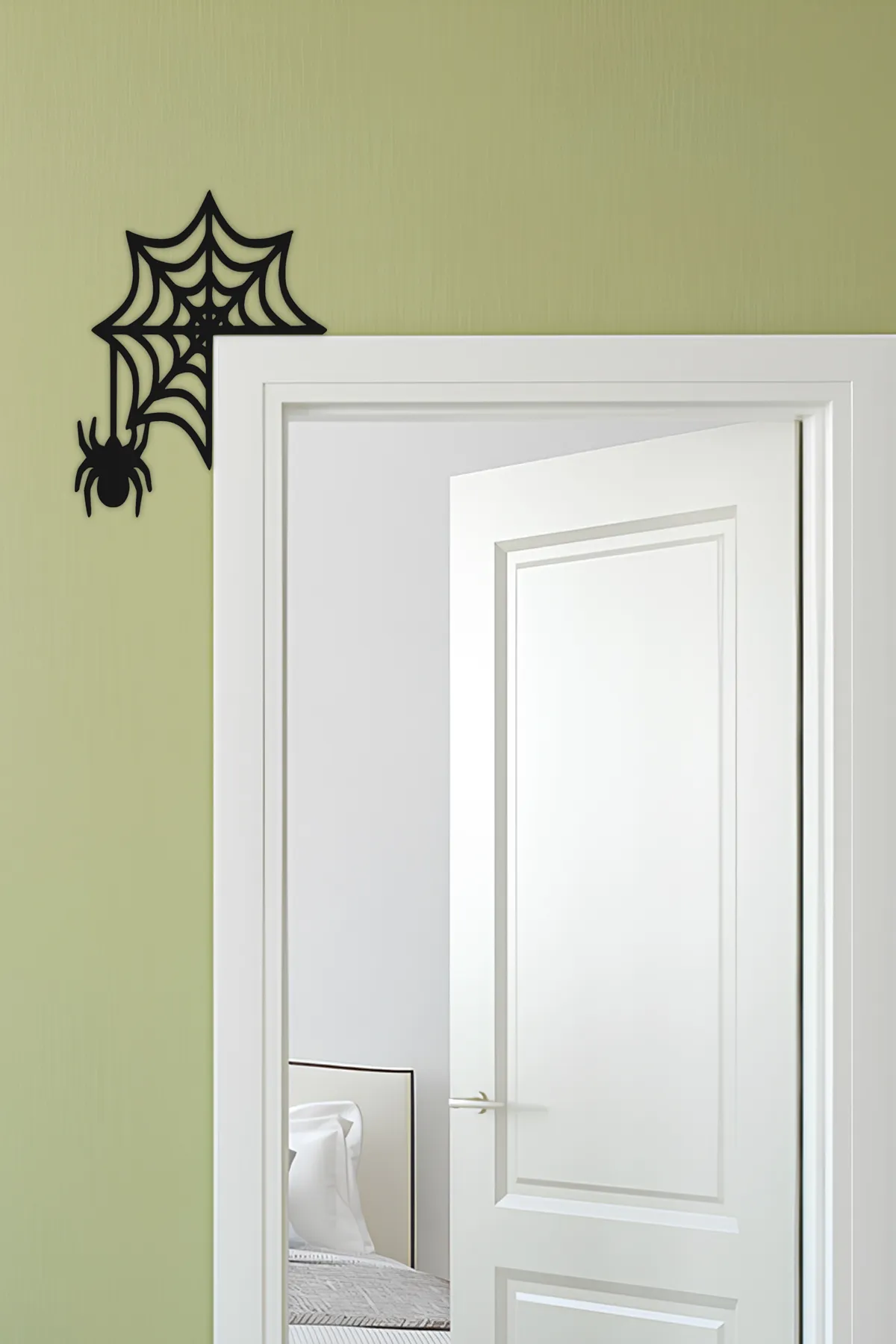 Spider Web Door Corner Decor, Door Frame Decor, Home Decor