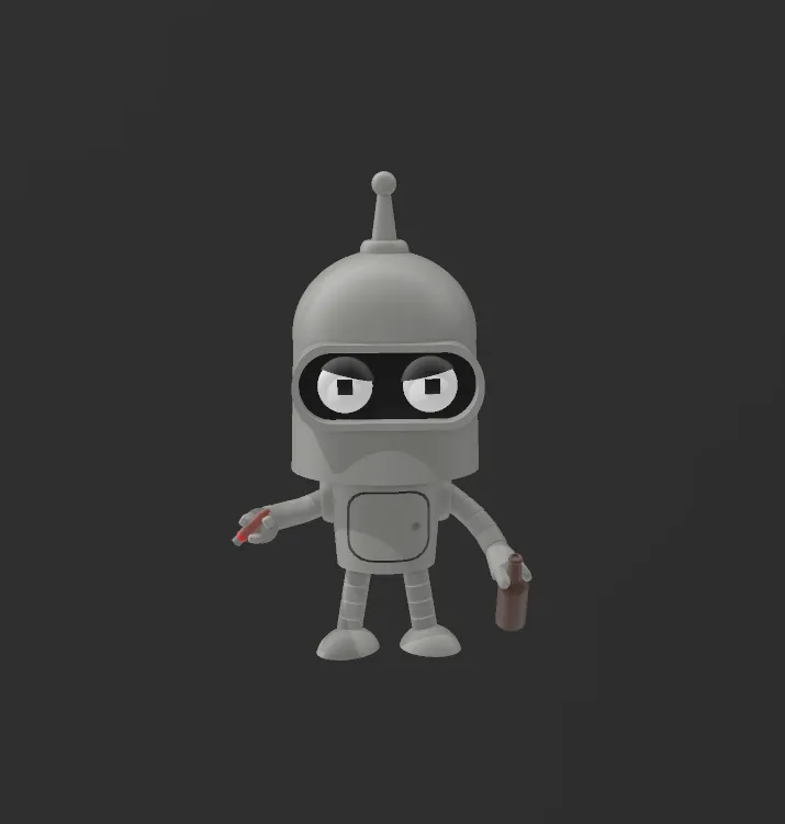 futurama funko style Bender