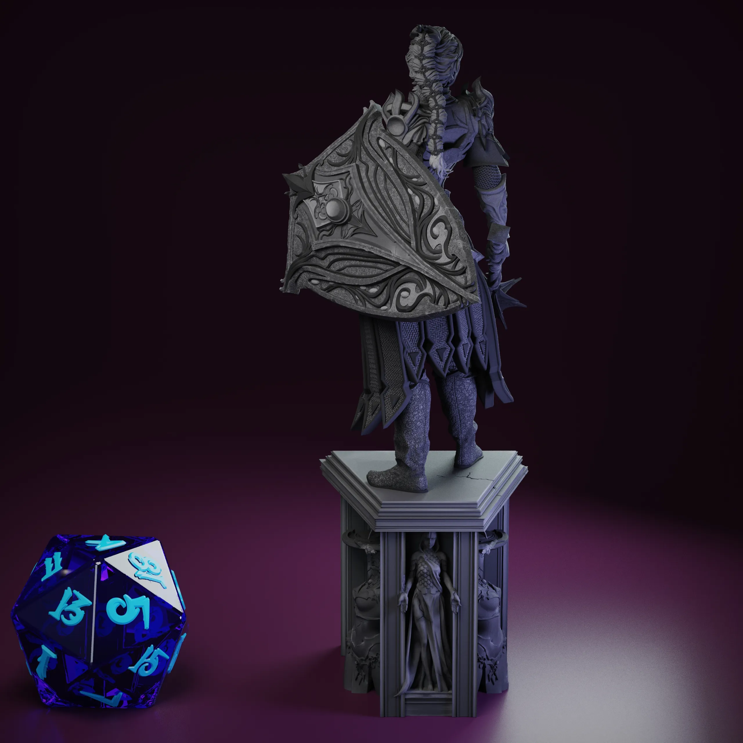 Shadowheart BG3 - tabletop 32mm and 75mm mini