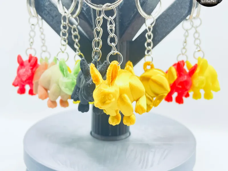 Cute Bunny Keychain
