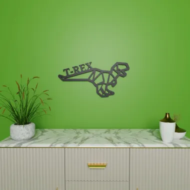 T-rex wall art-0
