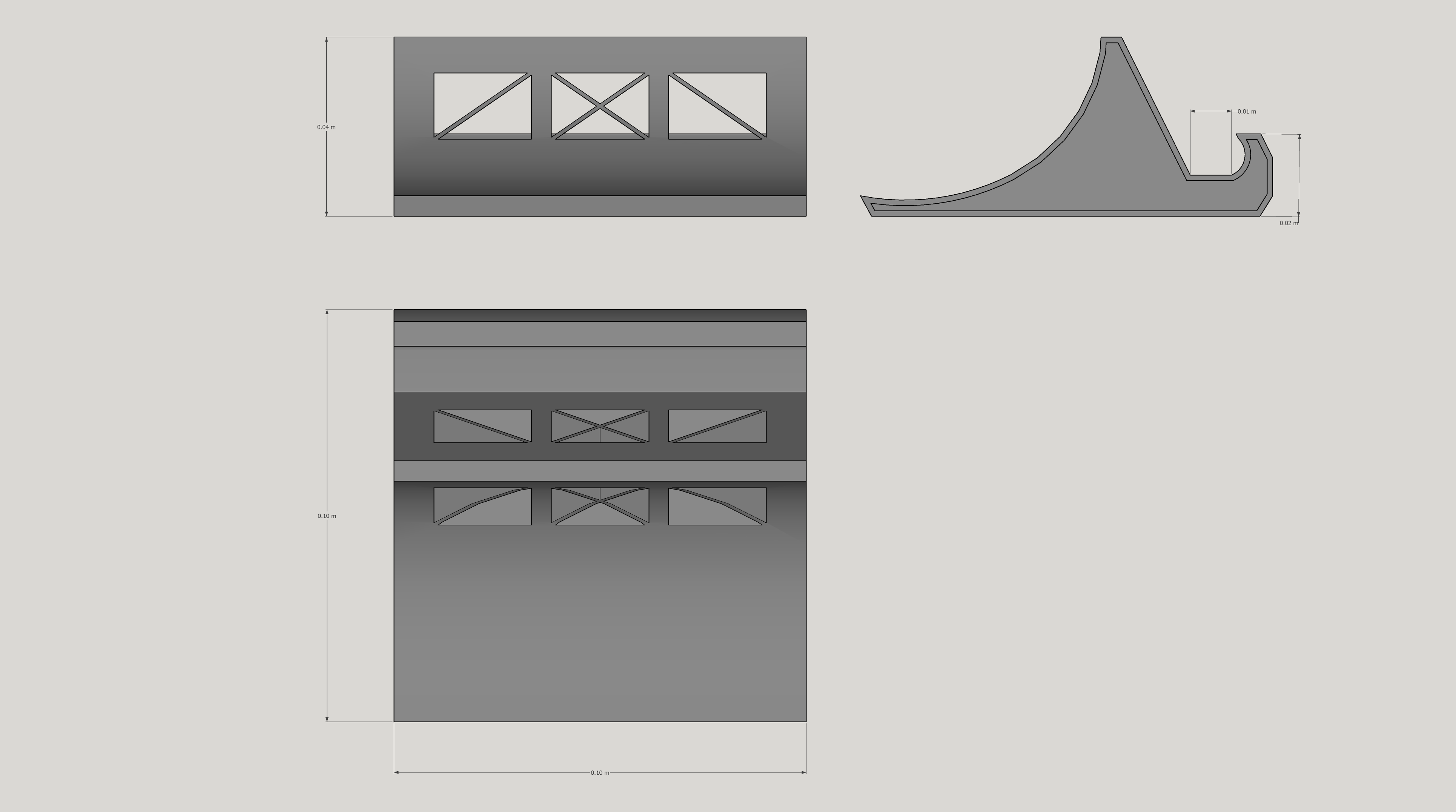 Simple Desktop Phone Stand 3D models download Creality Cloud