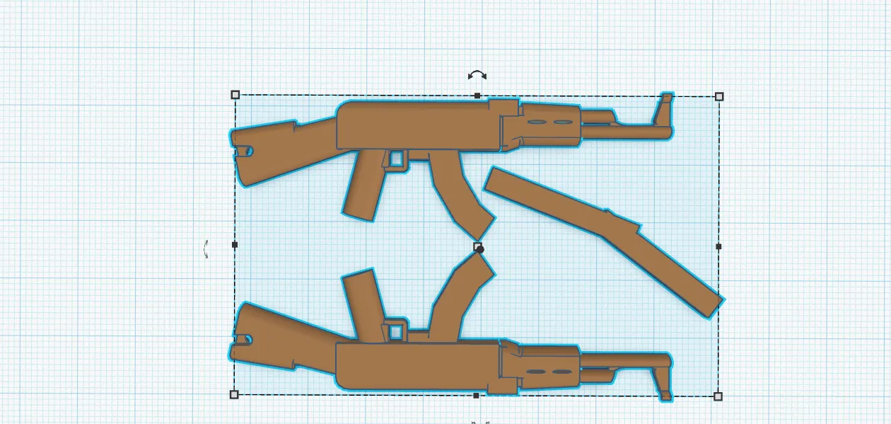 Counter-Strike Ak47 Silahı Şeklinde Anahtarlık