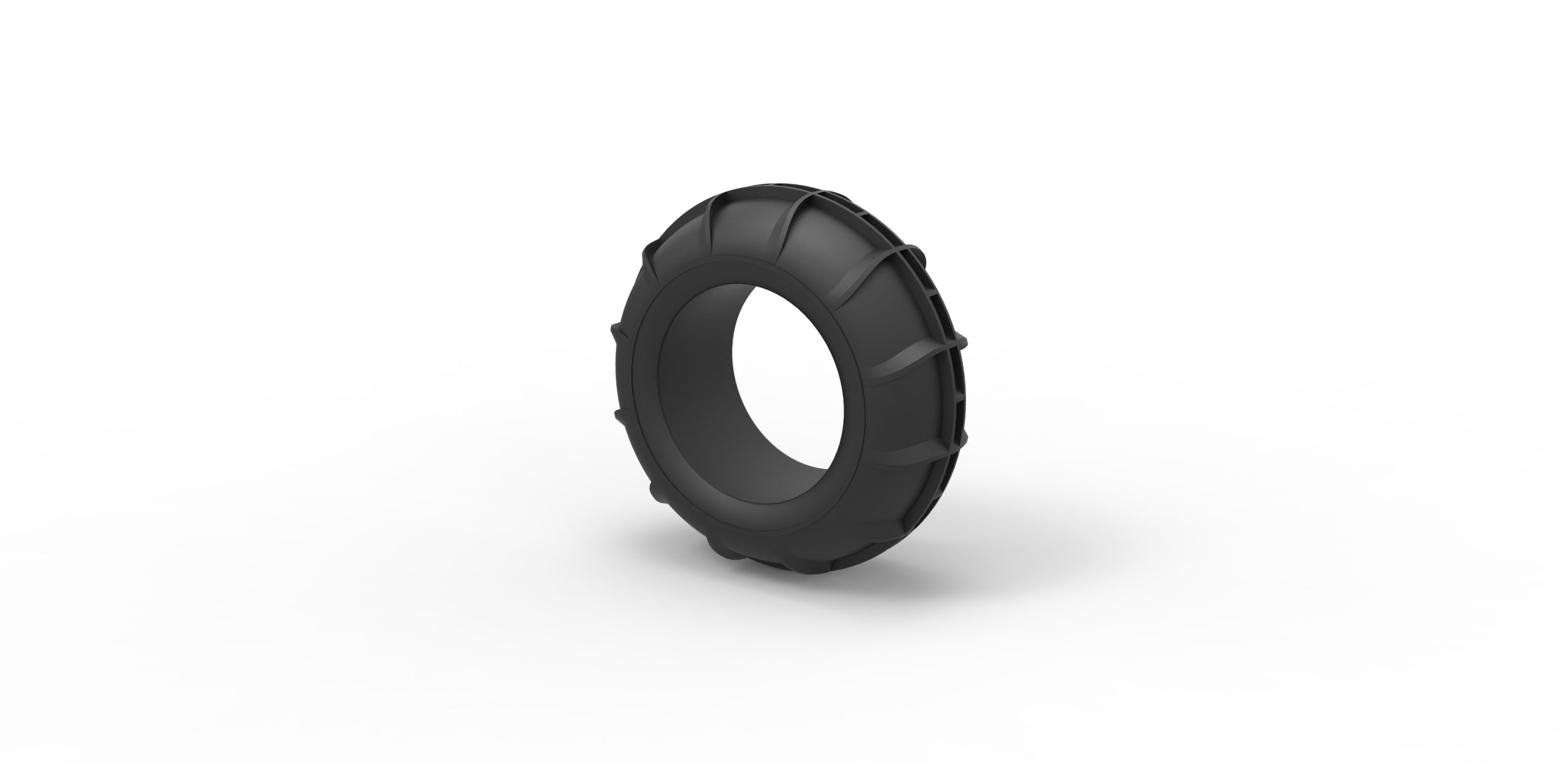 Dune buggy front tire 10 Scale 1:25 | 3D models download | Creality Cloud