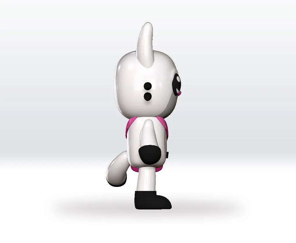 Pandy Paws Gabbys Dollhouse STL 3D Model Fanart Character