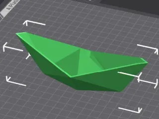Origami Ship Chopstick Holder