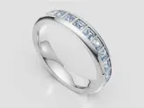 AsscherCut Eternity Ring-3