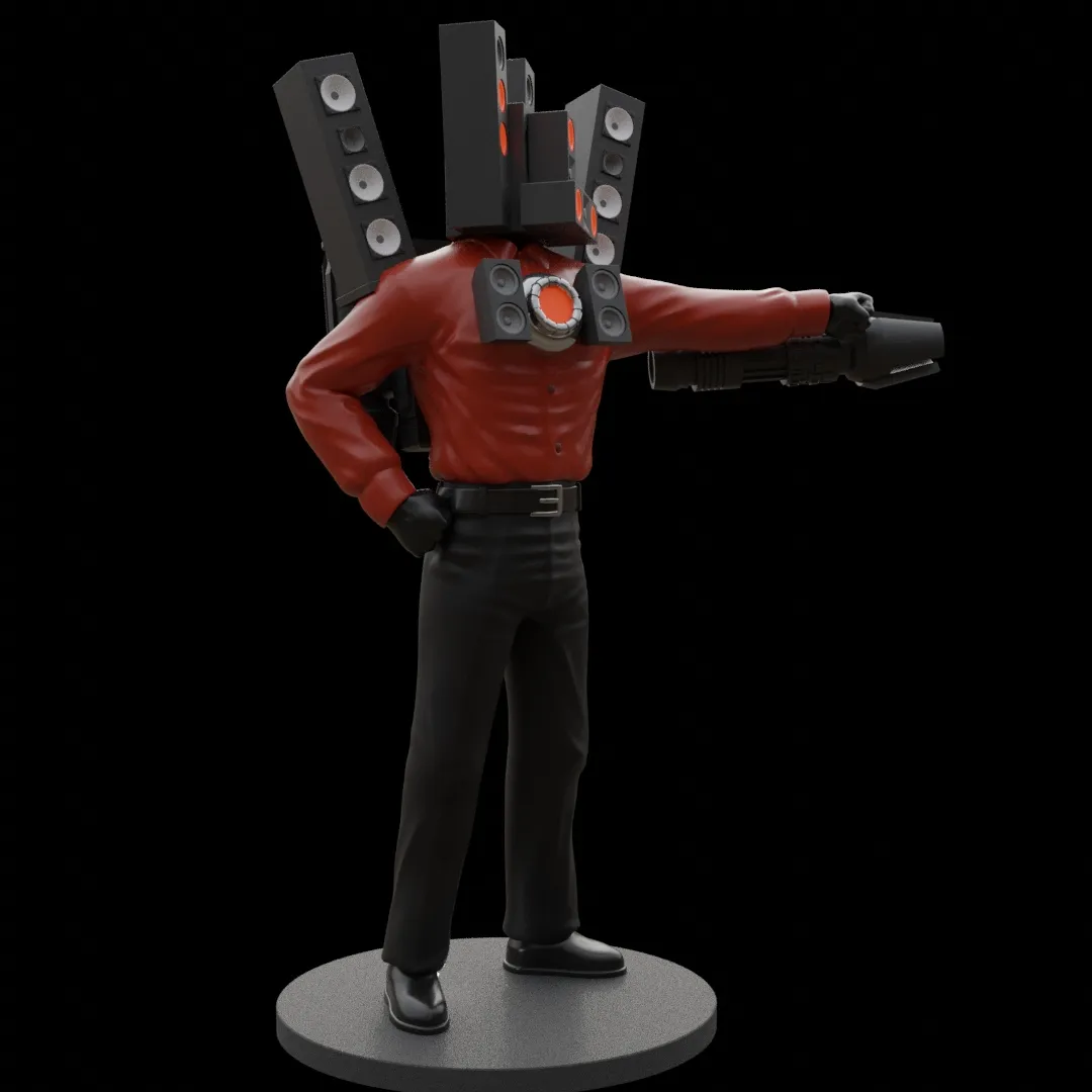 Titan Speaker Man Skibidi Toilet Fan Art