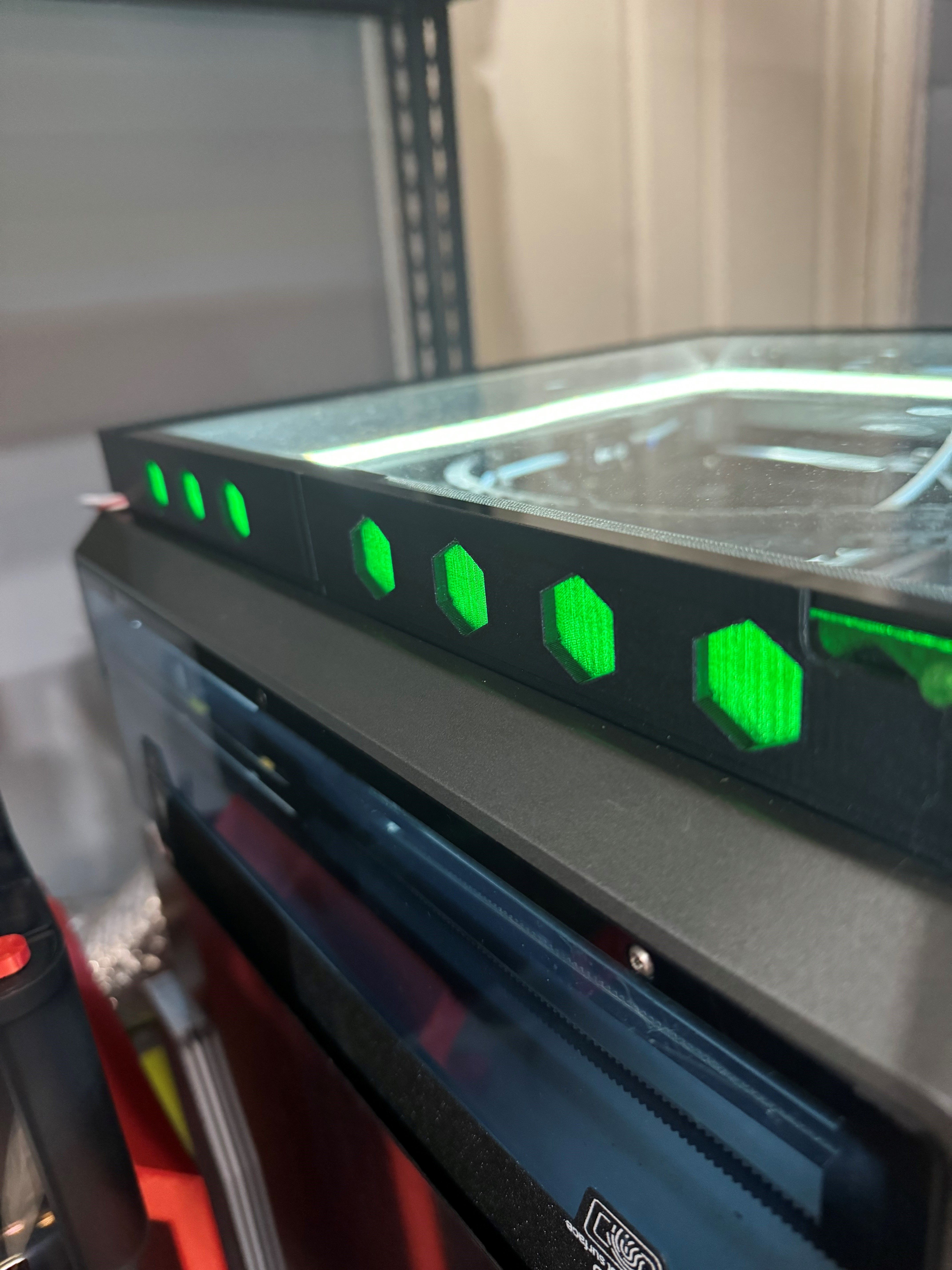 K 1 Max Base Riser K1max Riser with vents and lights | 3D models download | Creality Cloud