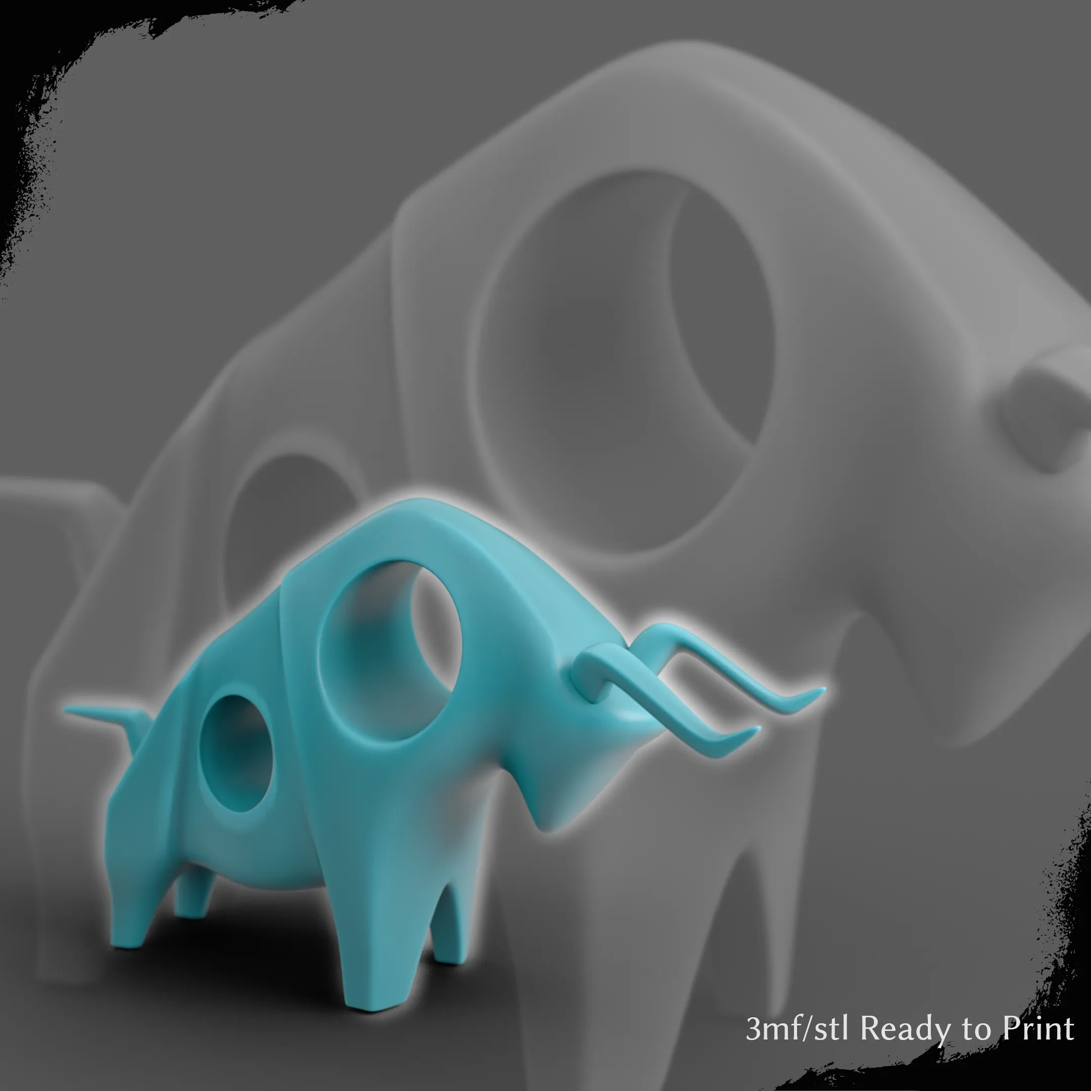 Minimalist Bull Statue Decoration – Elegance in Simplicity