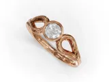 Bezel Set Engagement Ring-4