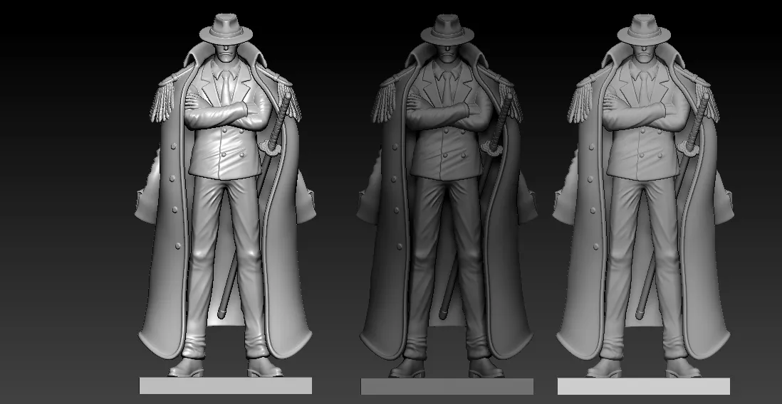 Bogard fanart - One piece - 3d Print