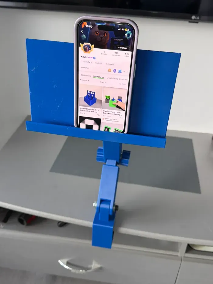 Adjustable Clamp Holder for Phone, Tablet & Kindle-3