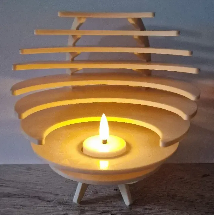 lámpara de vela esférica