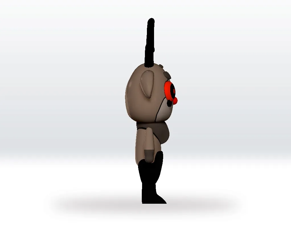 Dandy's World Twisted Rudie STL 3D Model Character Fanart