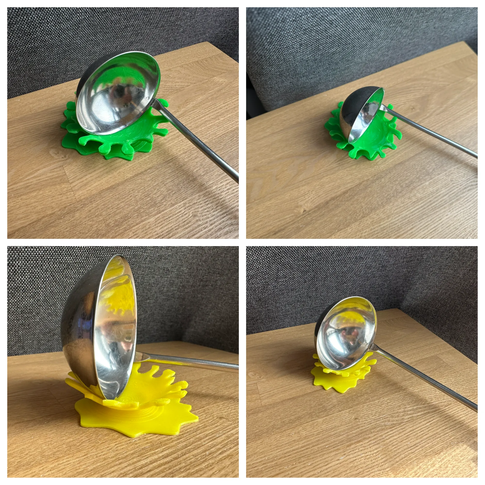 Splash stand for cutlery