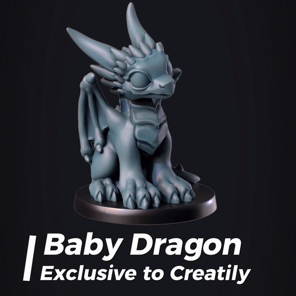 [EXCLUSIEF]Baby Dragon-Creality Cloud c/o Bedrukte Obsessie