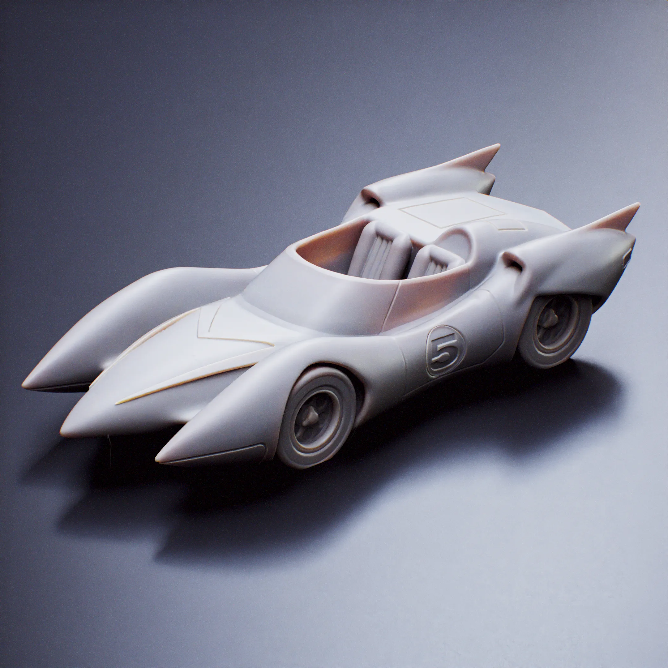 Mach 5 - Speed Racer Car - Print by parts