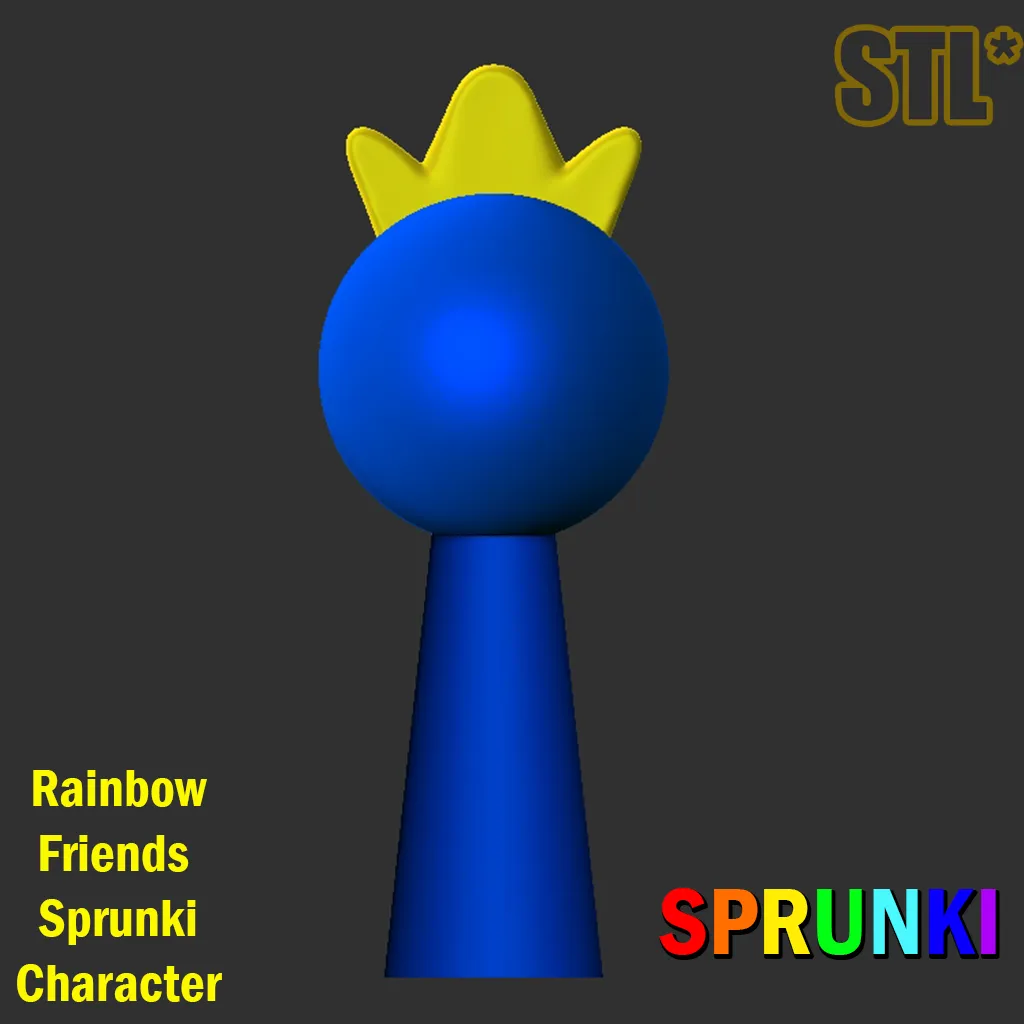 STL Sprunki Incredibox Rainbow friends Sprunki STL 3D Charac
