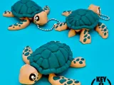 The turtle (flexi - keychain - magnet & mini!)-2