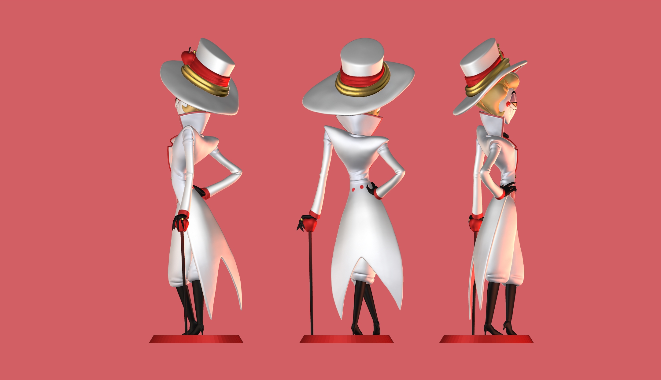 Lucifer Morningstar Hazbin Hotel | 3D Models Download | Creality Cloud