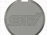 Pendentif porte clé Subaru STI / Subaru STI Key ring-0