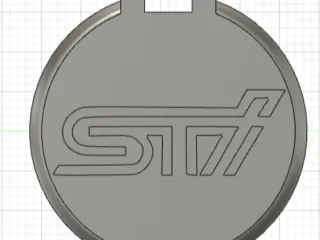 Pendentif porte clé Subaru STI / Subaru STI Key ring