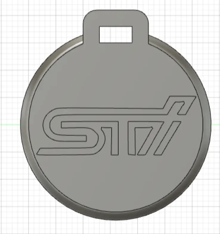 Pendentif porte clé Subaru STI / Subaru STI Key ring