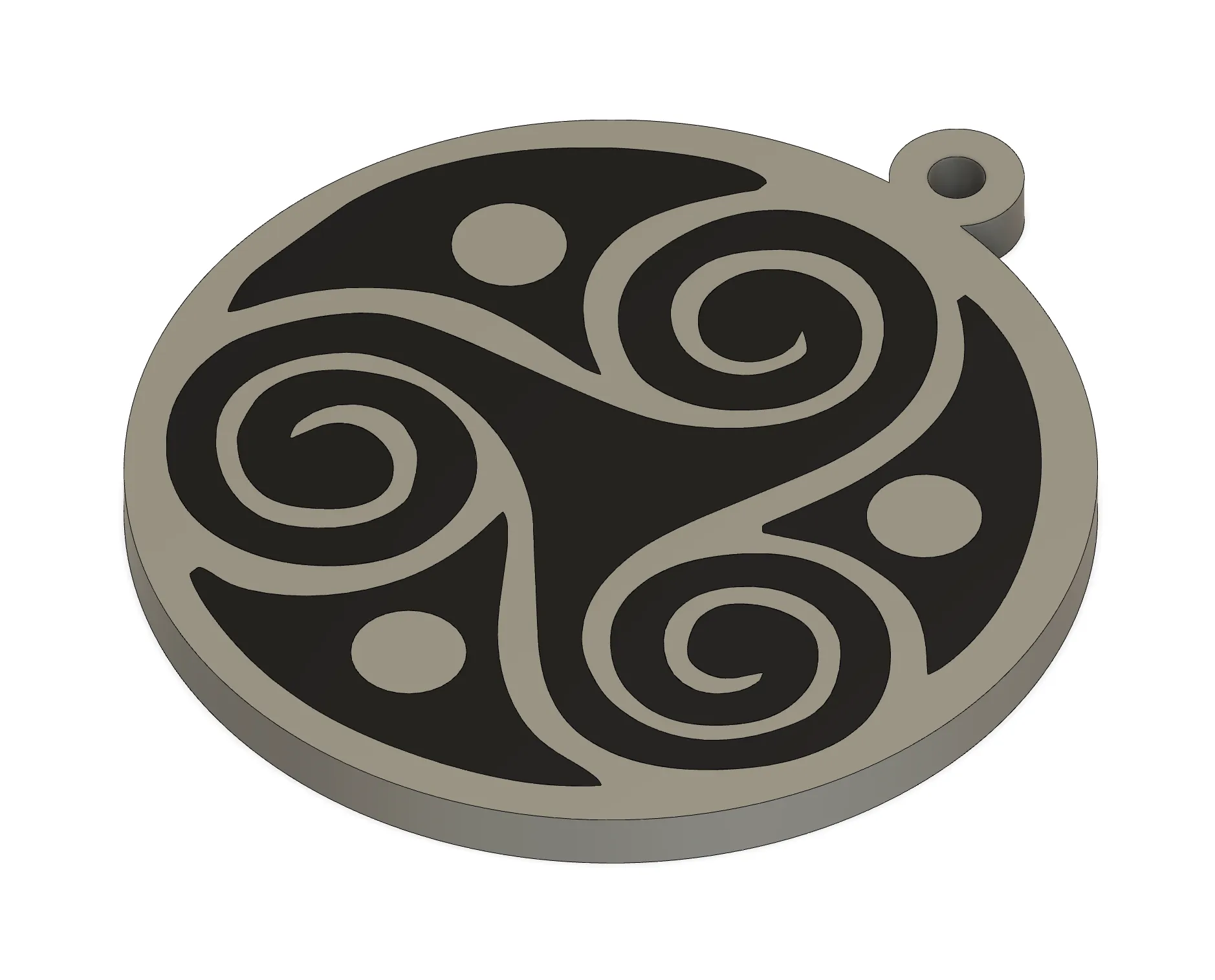 TRISQUEL TRISKEL KEYCHAIN COLLAR