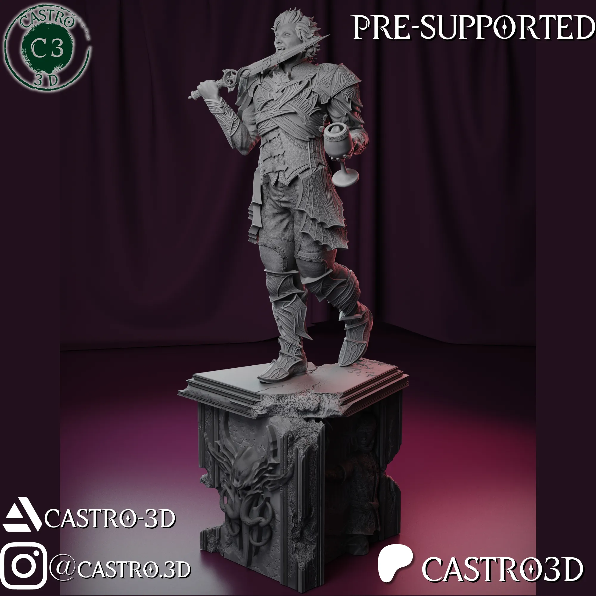 Astarion Ancunin - Baldurs Gate 3 Miniature Collection