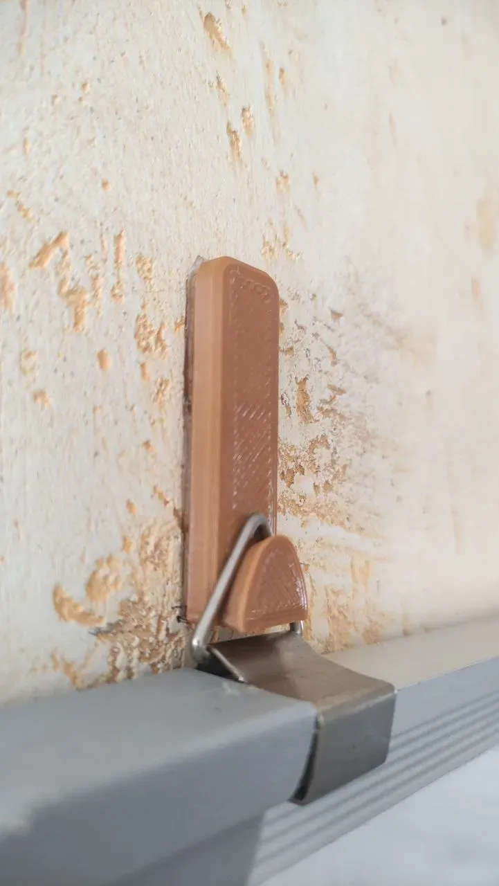 Wall hook for whiteboard with adhesive mounting
