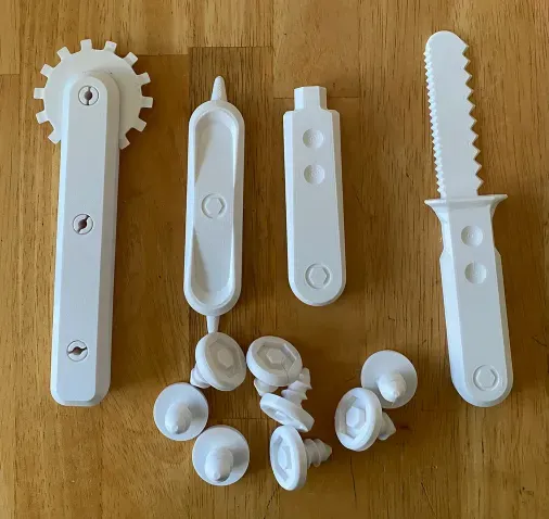 Cardboard Construction Tools Set
