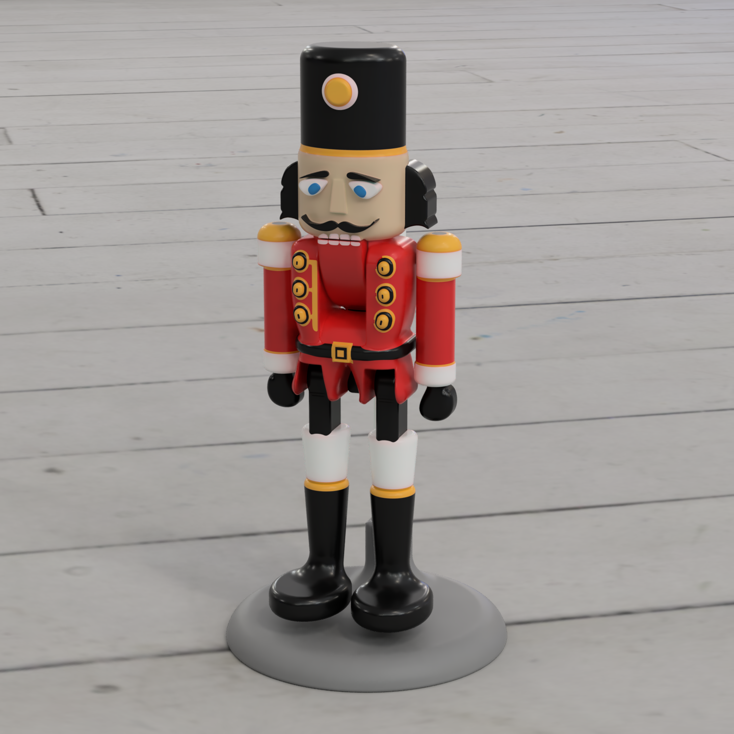 Articulated Nutcracker 3D models download Creality Cloud