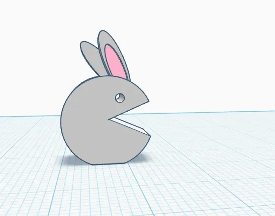 Easter Bunny Pacman Meeple