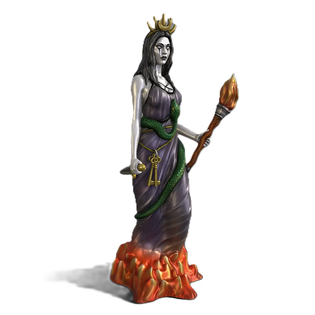 Hecate goddess statue 3D printable model