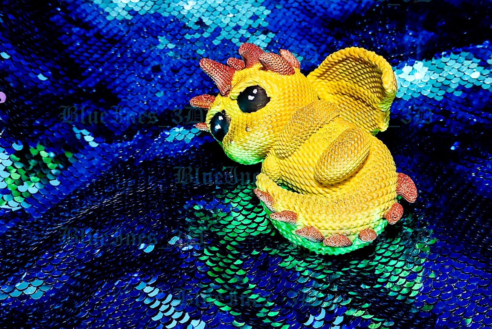 CROCHET/KNITTED BABY KAWAII DRAGON | 3D models download | Creality Cloud